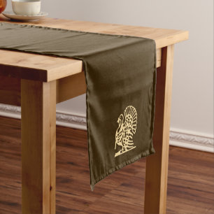 THANKSGIVING TRADITIONAL TURKY table cloth