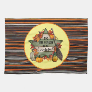 Thanksgiving Trendy Beautiful Autumn Collection Kitchen Towel