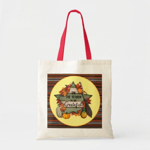 Thanksgiving Trendy Beautiful Autumn Collection Tote Bag