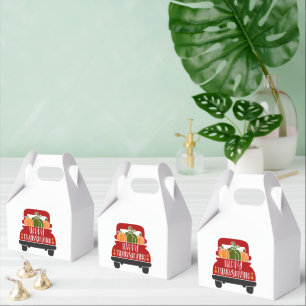 Thanksgiving Truck Favor Boxes