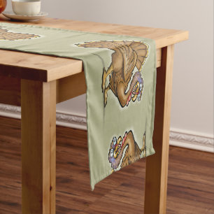 Thanksgiving Turkey 14" X 72" Table Runner