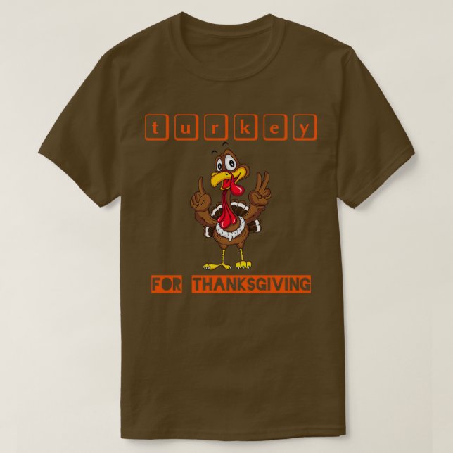 Thanksgiving Turkey 5 T-Shirt (Design Front)