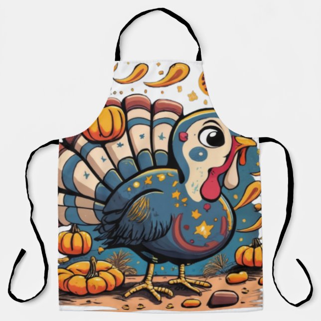Thanksgiving turkey  apron (Front)