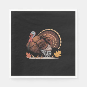 Thanksgiving Turkey – Autumn Holiday Classic Class Napkins