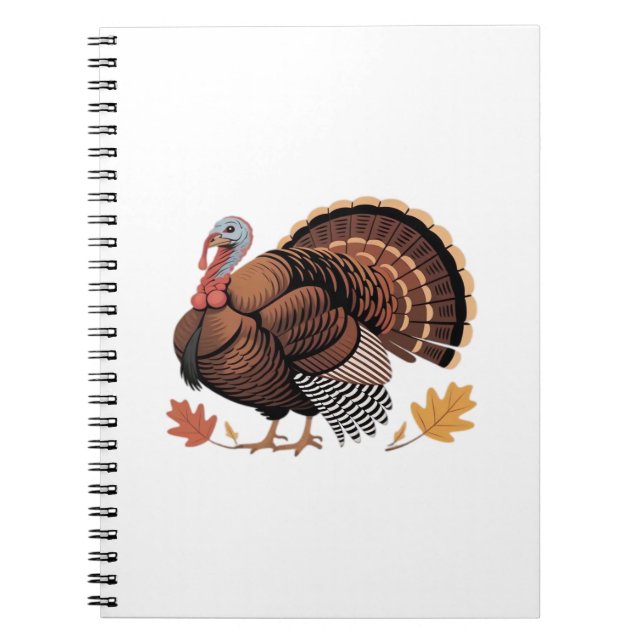 Thanksgiving Turkey – Autumn Holiday Classic Class Notebook (Front)
