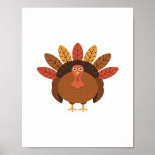 Thanksgiving Turkey – Autumn Holiday Classic Class Poster