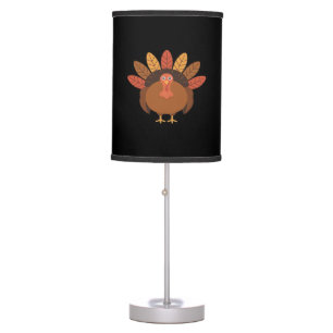 Thanksgiving Turkey – Autumn Holiday Classic Class Table Lamp