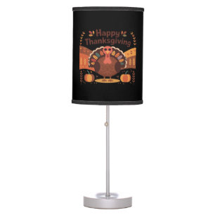 Thanksgiving Turkey – Autumn Holiday Classic Class Table Lamp