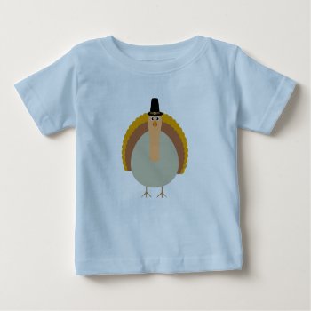 Thanksgiving Turkey Baby T-shirt by i_love_cotton at Zazzle