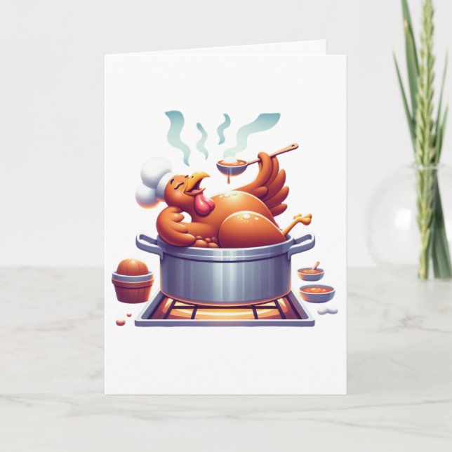 Thanksgiving Turkey Basting Card (Front)
