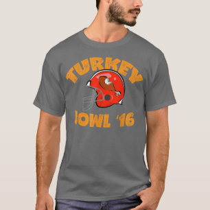 Thanksgiving Turkey Bowl 2016 Football T-Shirt