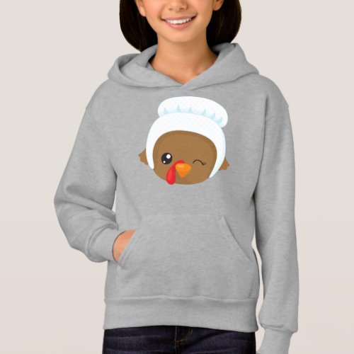 Thanksgiving Turkey Brown Turkey Pilgrim Bonnet Hoodie