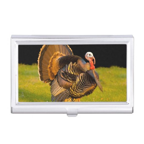 Thanksgiving turkey business card case