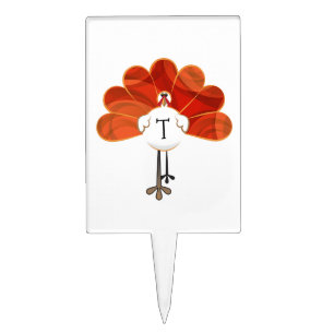 Thanksgiving Turkey Cake Topper