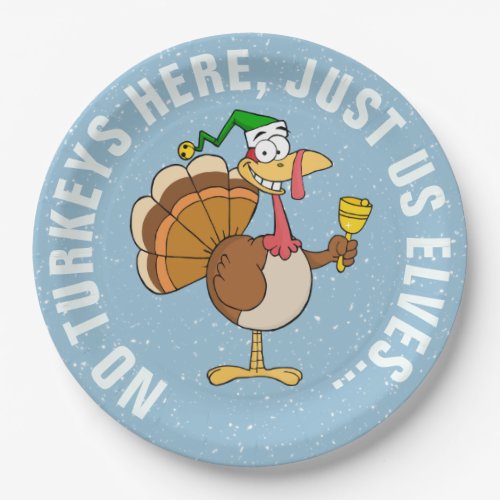 Thanksgiving Turkey Christmas Disguise Cartoon Paper Plates