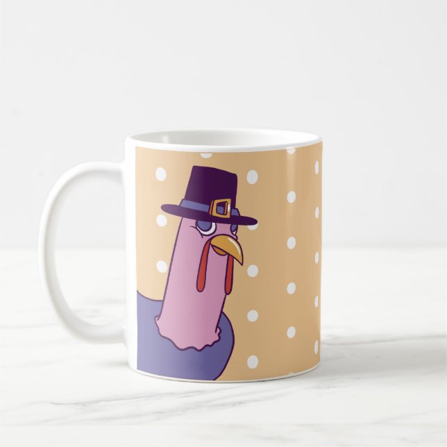 THANKSGIVING TURKEY  COFFEE MUG (Left)