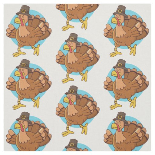Thanksgiving Turkey custom fabric