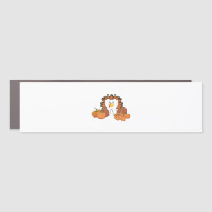 Thanksgiving Turkey Dental Dentist Teeth  Car Magnet