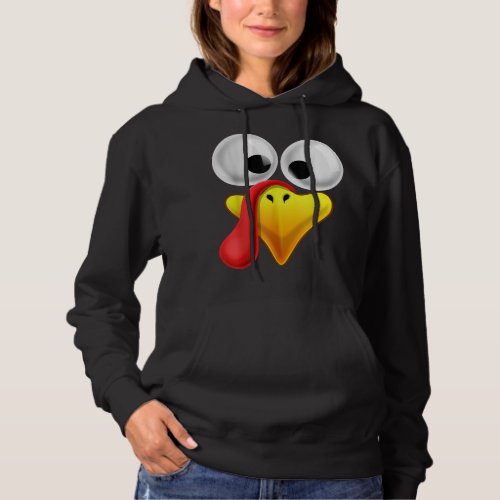 Thanksgiving Turkey Face Matching Family Costume G Hoodie