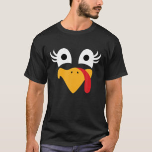 Thanksgiving Turkey Face Matching Family Costume G T-Shirt