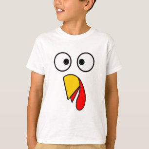 Thanksgiving Turkey Face Tees