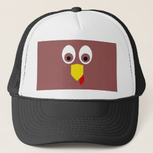 Thanksgiving Turkey Face Trucker Hat