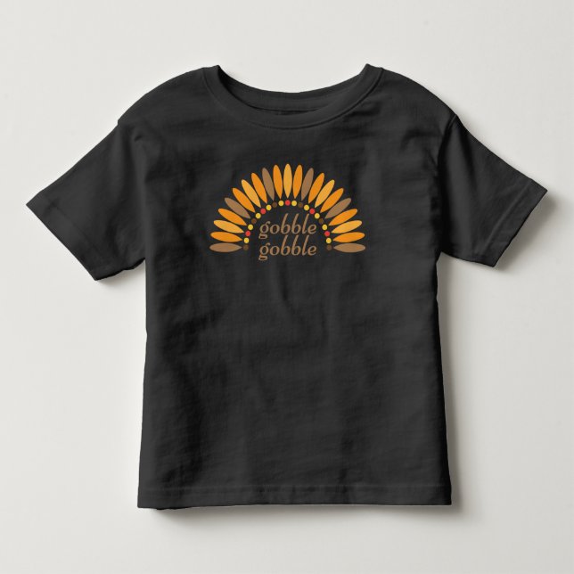 Thanksgiving Turkey , Fall , Harvest Toddler Toddler T-shirt (Front)