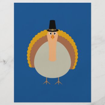 Thanksgiving Turkey Flyer by i_love_cotton at Zazzle