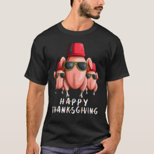Thanksgiving Turkey For Friends Turkey Head T-Shirt