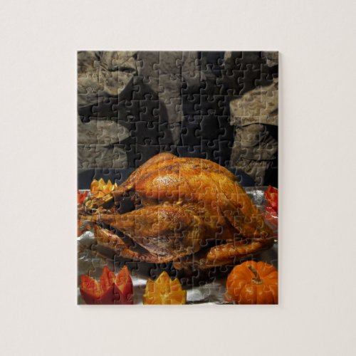 Thanksgiving Turkey for US Military Servicemen Jigsaw Puzzle