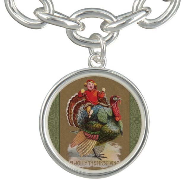 Thanksgiving Turkey Funny Children Bracelet (Design)