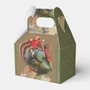 Thanksgiving Turkey Funny Children Favor Boxes