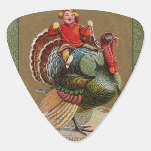 Thanksgiving Turkey Funny Children Guitar Pick