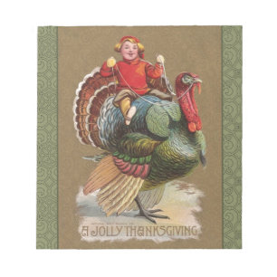 Thanksgiving Turkey Funny Children Notepad
