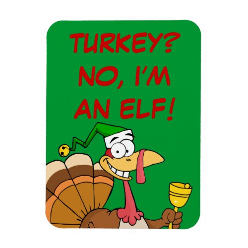 Thanksgiving Turkey Funny Disguise for Christmas Magnet