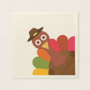 Thanksgiving Turkey. Funny. Humor. Napkins