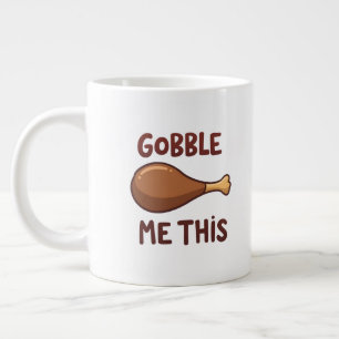 Thanksgiving Turkey Gift Funny Giant Coffee Mug