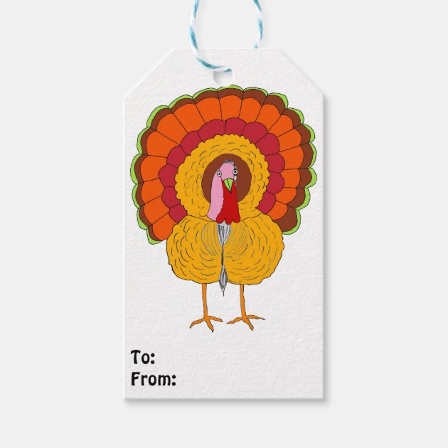 Thanksgiving Turkey Gift Tags