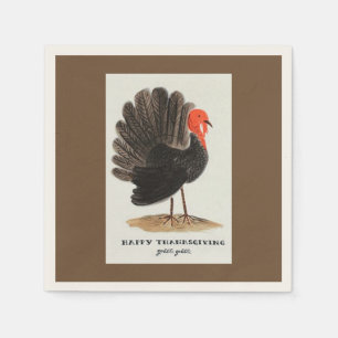 Thanksgiving Turkey Gobble Gobble  Napkins