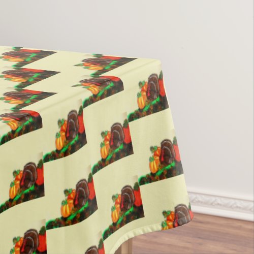 THANKSGIVING TURKEY GOBBLER table cloth