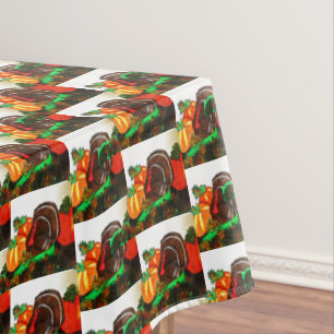 THANKSGIVING TURKEY GOBBLER table cloth