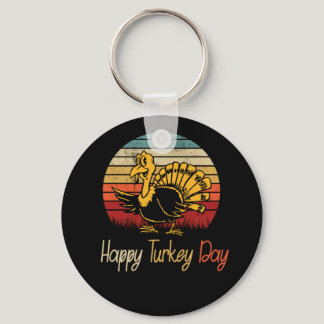 Thanksgiving Turkey Happy Thanksgiving Day Gifts Keychain