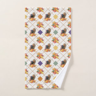Thanksgiving Turkey Holiday Hand Towel