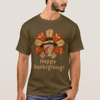 Thanksgiving Turkey Holiday womens t-shirt