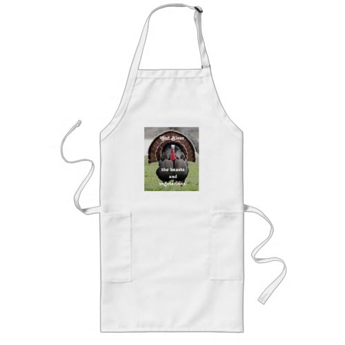 Thanksgiving Turkey Humor Long Apron