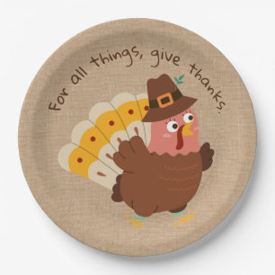 Thanksgiving Turkey Humor Napkins Paper Plates