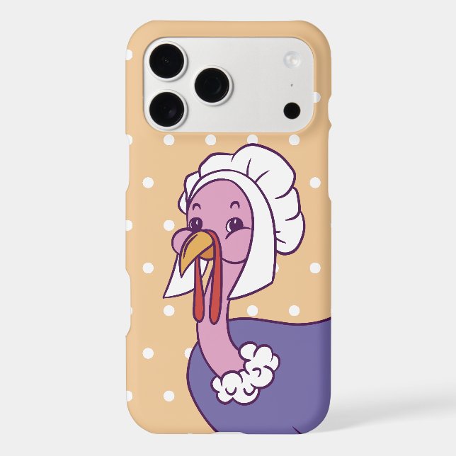 THANKSGIVING TURKEY  iPhone CASE (Back)
