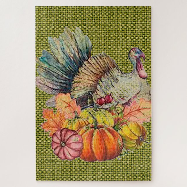 Thanksgiving Turkey Jigsaw Puzzle (Vertical)