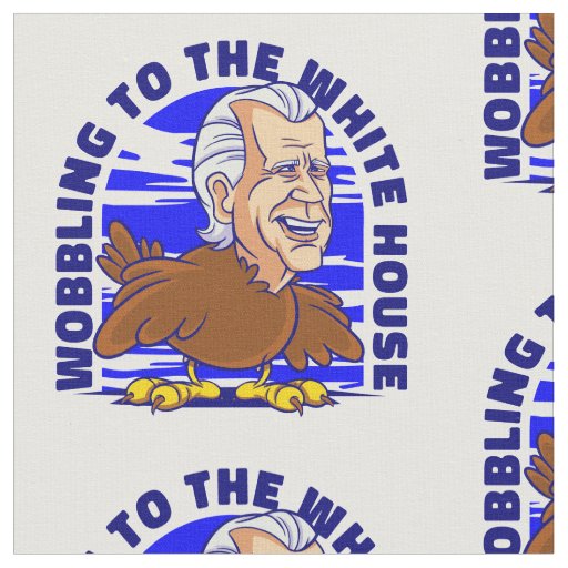 thanksgiving turkey joe biden funny wobble fabric