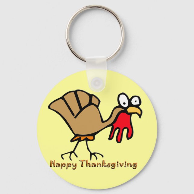 Thanksgiving Turkey Keychain (Front)